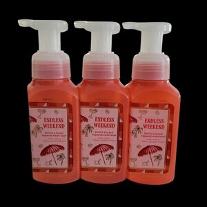 3pc Bath & Body Works Endless Weekend Gentle Foaming Hand Soap- NEW!!